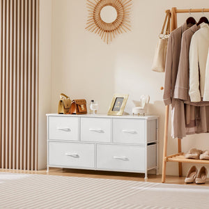 RIMIKING Space-Saving 5-Drawer Storage Dresser